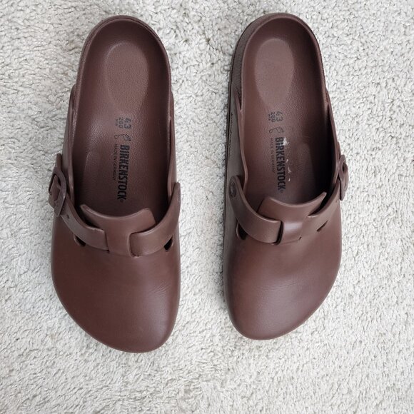 Birkenstock Boston Essentials EVA Brown 0127103 Mens Size 43 US 10 London USA - Picture 3 of 6